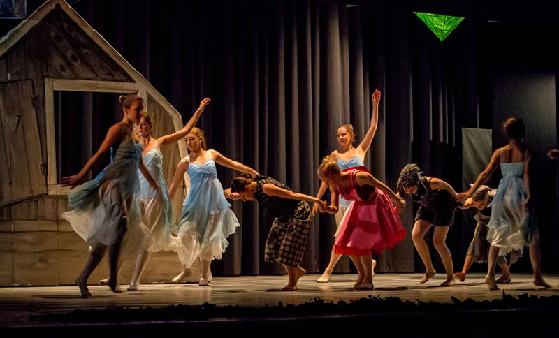 "Der Zauberer von Oz" Aufführung der Ballettschule Lincke