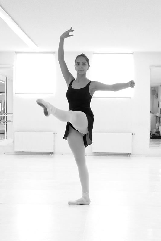 Advanced II-Schülerin der Ballettschule Lincke