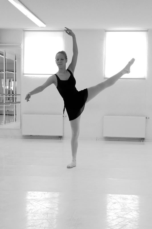 Advanced II-Schülerin der Ballettschule Lincke
